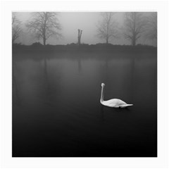 Swan Single-sided Large Glasses Cleaning Cloth by artposters