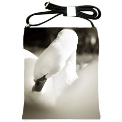 Swan Cross Shoulder Sling Bag by artposters