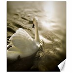 swan 8  x 10  Unframed Canvas Print 8.15 x9.66  Canvas - 1