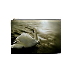 Swan Medium Makeup Purse by artposters