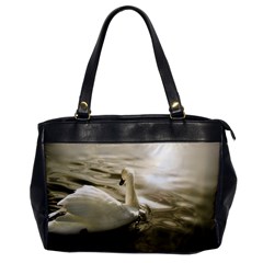 Swan Single-sided Oversized Handbag by artposters