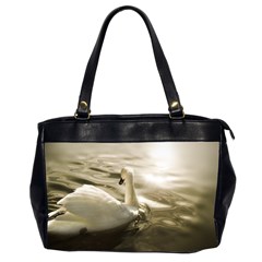 Swan Twin-sided Oversized Handbag by artposters