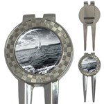 sailing Golf Pitchfork & Ball Marker Front