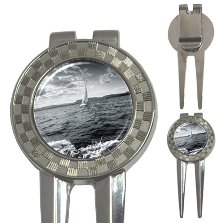 sailing Golf Pitchfork & Ball Marker