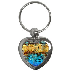 Echos Of Silence1a Key Chain (heart) by dawnsebaughinc