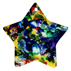 Colors Ceramic Ornament (star)