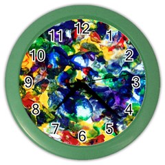 Colors Colored Wall Clock