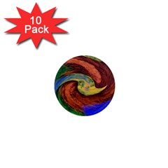 Culture Mix 10 Pack Mini Magnet (round) by dawnsebaughinc