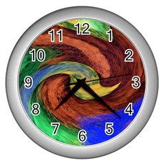 Culture Mix Silver Wall Clock