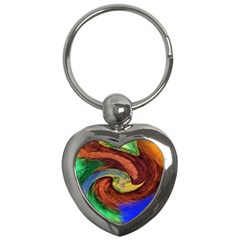 Culture Mix Key Chain (heart) by dawnsebaughinc