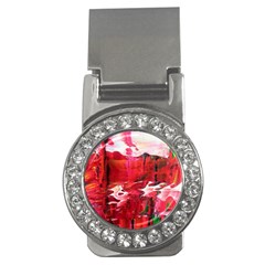 Decisions Money Clip With Gemstones (round)