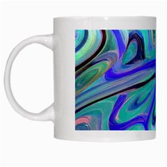 Easy Listening White Coffee Mug by dawnsebaughinc