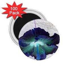 Exotic Hybiscus   100 Pack Regular Magnet (round) by dawnsebaughinc