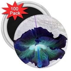 Exotic Hybiscus   100 Pack Large Magnet (round) by dawnsebaughinc