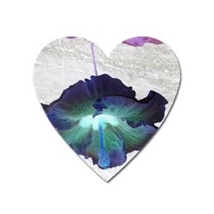 Exotic Hybiscus   Large Sticker Magnet (heart) by dawnsebaughinc