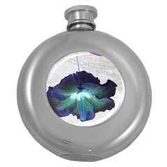 Exotic Hybiscus   Hip Flask (round)