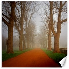 Foggy Morning, Oxford 12  X 12  Unframed Canvas Print by artposters