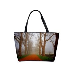 Foggy Morning, Oxford Large Shoulder Bag by artposters