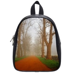 Foggy Morning, Oxford Small School Backpack by artposters