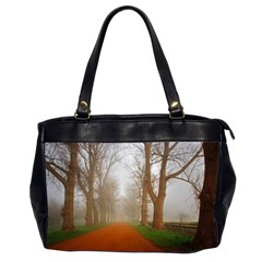 Foggy Morning, Oxford Twin-sided Oversized Handbag by artposters