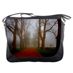 Foggy Morning, Oxford Messenger Bag by artposters