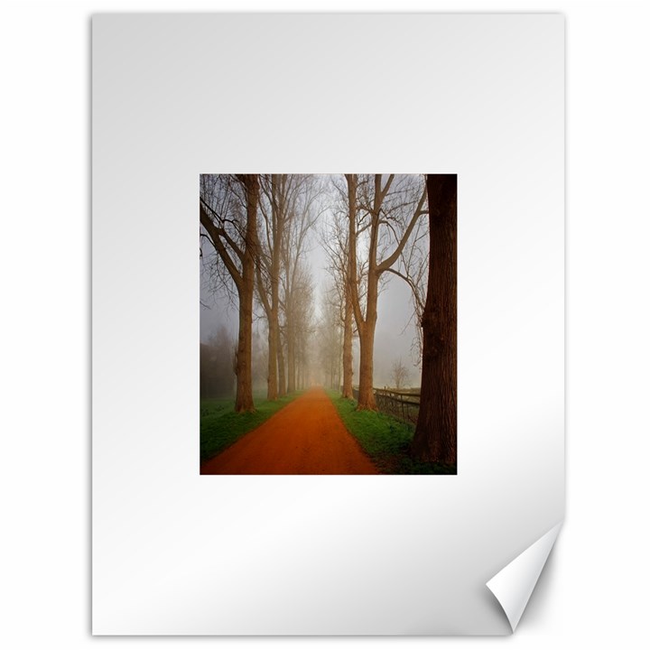 Foggy morning, Oxford 36  x 48  Unframed Canvas Print