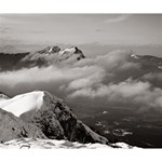 Untersberg mountain, Austria Deluxe Canvas 14  x 11  (Stretched) 14  x 11  x 1.5  Stretched Canvas