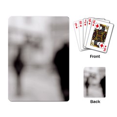 People Fading Away Standard Playing Cards by artposters