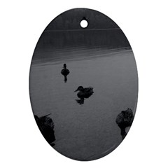 Ducks Ceramic Ornament (oval) by artposters