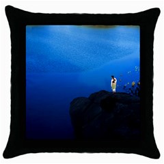 Central Park, New York Black Throw Pillow Case by artposters