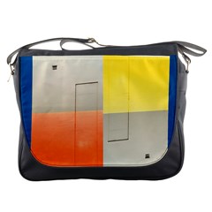 Geometry Messenger Bag by artposters