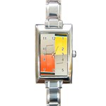 geometry Classic Elegant Ladies Watch (Rectangle) Front