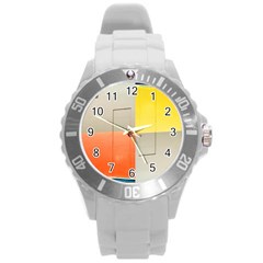 Geometry Round Plastic Sport Watch Large by artposters