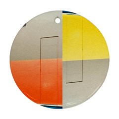 Geometry Ceramic Ornament (round) by artposters