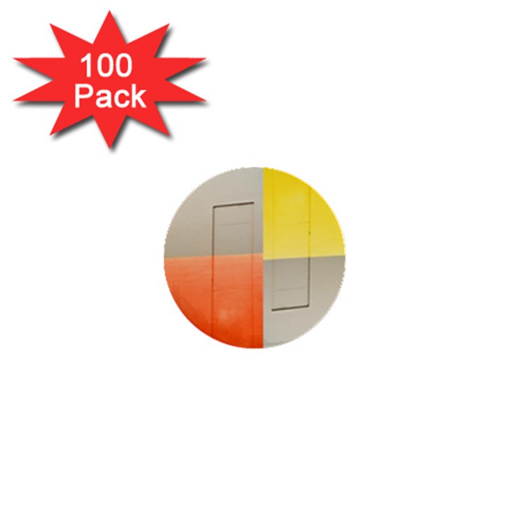 geometry 100 Pack Mini Button (Round)