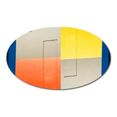 Geometry Large Sticker Magnet (oval) by artposters