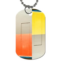 Geometry Single-sided Dog Tag by artposters