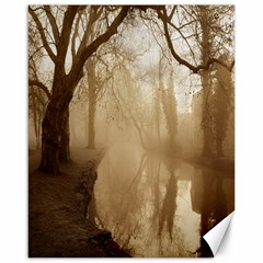 Misty Morning 16  X 20  Unframed Canvas Print