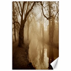 Misty Morning 12  X 18  Unframed Canvas Print by artposters