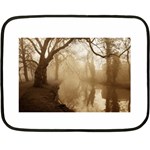 misty morning Twin-sided Mini Fleece Blanket 35 x27  Blanket Front