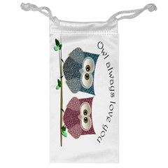 Owl Always Love You, Cute Owls Glasses Pouch by DigitalArtDesgins