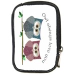 Owl always love you, cute Owls Digital Camera Case Front