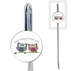 Owl Always Love You, Cute Owls Bookmark by DigitalArtDesgins