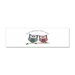 Owl Always Love You, Cute Owls Bumper Sticker by DigitalArtDesgins