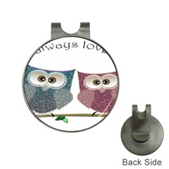 Owl Always Love You, Cute Owls Hat Clip With Golf Ball Marker by DigitalArtDesgins