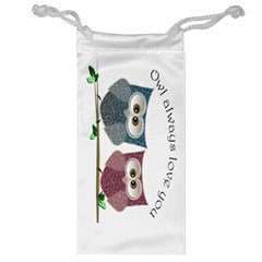 Owl Always Love You, Cute Owls Glasses Pouch by DigitalArtDesgins