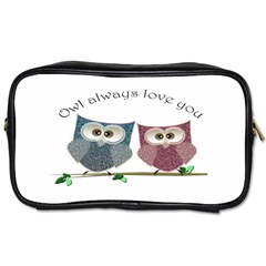 Owl Always Love You, Cute Owls Twin-sided Personal Care Bag by DigitalArtDesgins