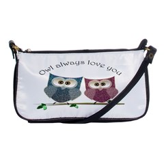 Owl Always Love You, Cute Owls Evening Bag by DigitalArtDesgins