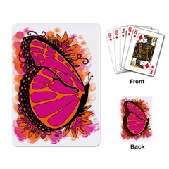 Pink Butter T Copy Standard Playing Cards by colormebrightly