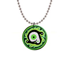 Uru Native Fractal - Mini Button Necklace by 011art